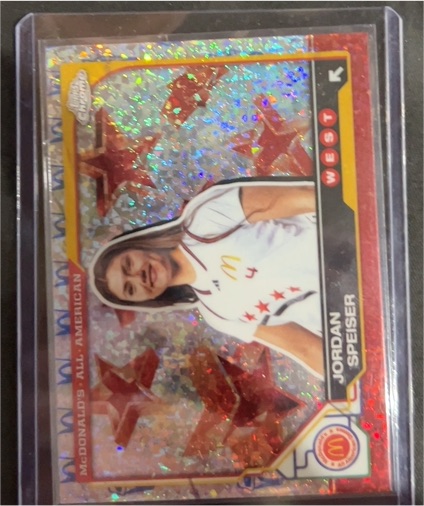 2025 Topps Chrome McDonald's All American #75 Jordan Speiser — front
