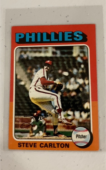 1975 Topps #185 Steve Carlton — front