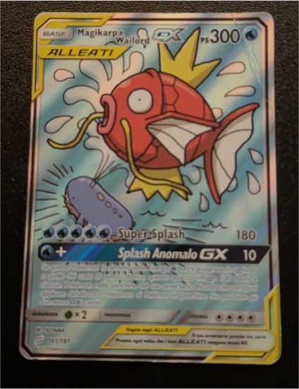 2019 Pokémon #161 Magikarp & Wailord GX — front