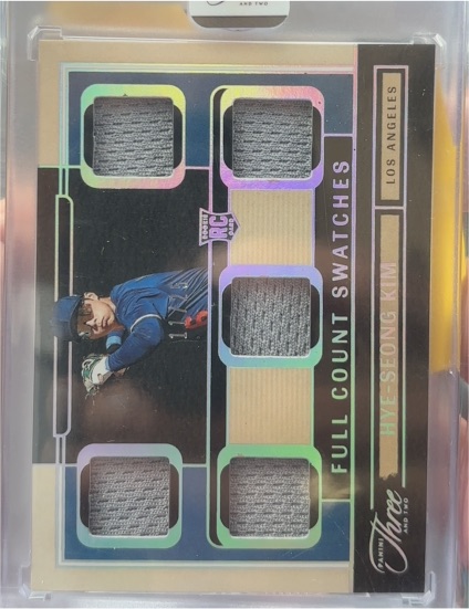 2025 Panini Three and Two Full Count Swatches #FCS-HSK Hye-Seong Kim — front