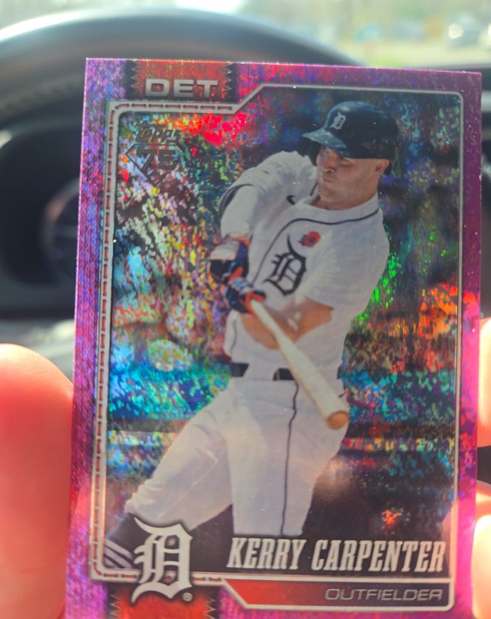 2026 Topps Series 1 #61 Kerry Carpenter — front