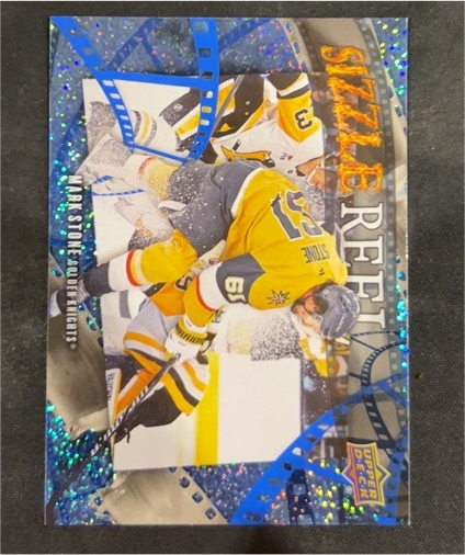 2025-26 Upper Deck #SR-35 Mark Stone Sizzle Reel Speckle — front