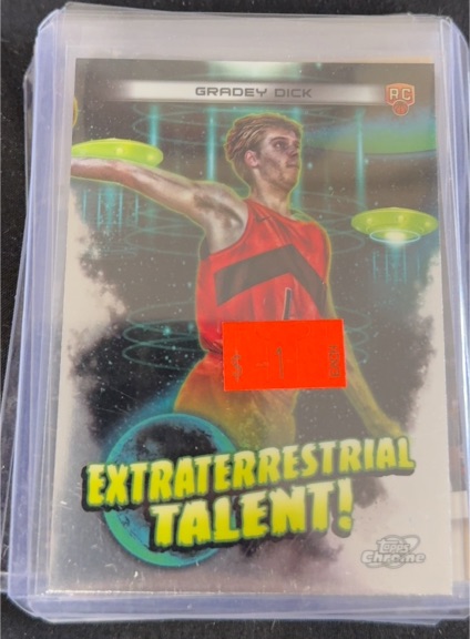 2023-24 Topps Cosmic Chrome #ET-23 Gradey Dick Extraterrestrial Talent Rookie — front