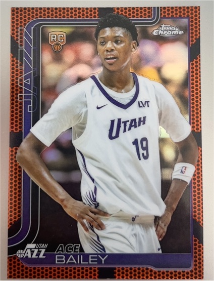 2025-26 Topps Chrome #255 Ace Bailey — front