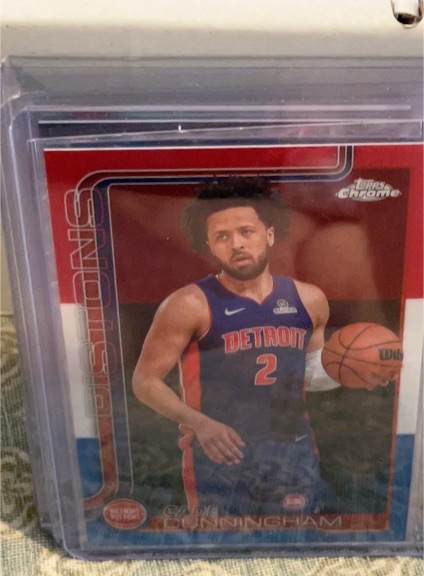 2025-26 Topps Chrome #88 Cade Cunningham — front
