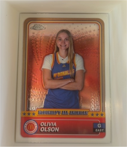2024 Topps Chrome McDonald's All American #58 Olivia Olson — front