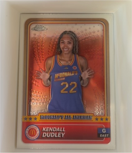 2024 Topps Chrome McDonald's All American #52 Kendall Dudley — front