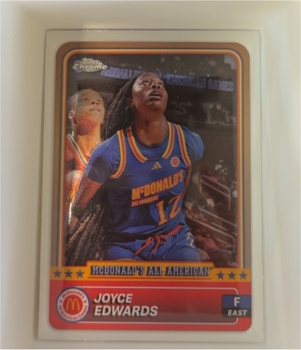 2024 Topps Chrome McDonald's All-American #3 Joyce Edwards — front