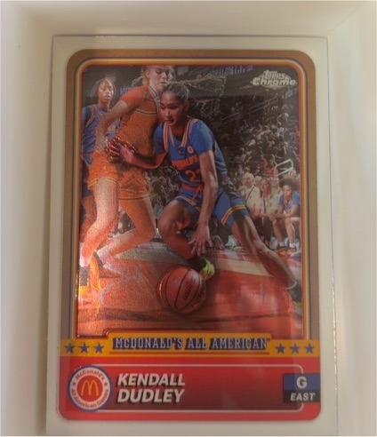 2024 Topps Chrome McDonald's All-American #2 Kendall Dudley — front
