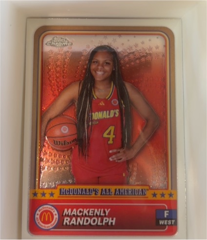 2024 Topps Chrome McDonald's All American #71 Mackenly Randolph — front