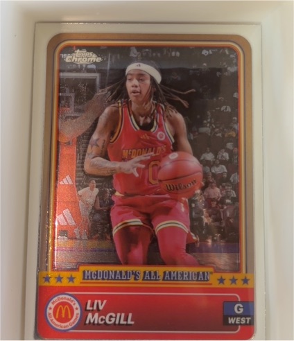 2024 Topps Chrome McDonald's All American #19 Liv McGill — front
