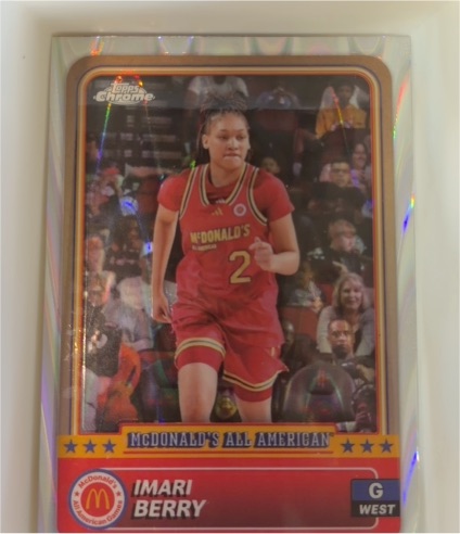 2024 Topps Chrome McDonald's All American #13 Imari Berry — front
