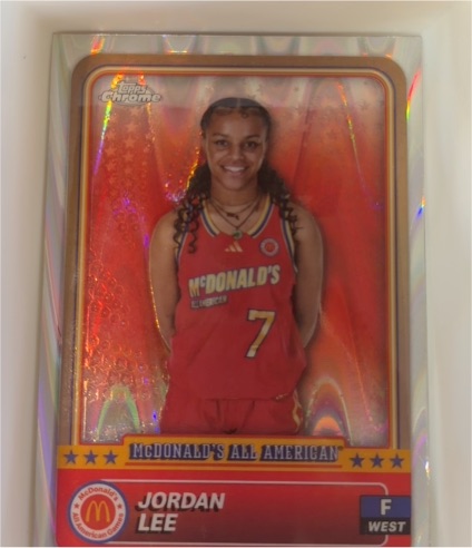 2024 Topps Chrome McDonald's All-American #68 Jordan Lee — front