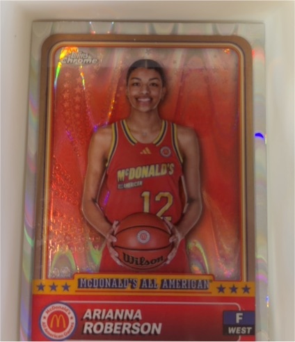 2024 Topps Chrome McDonald's All American #72 Arianna Roberson — front