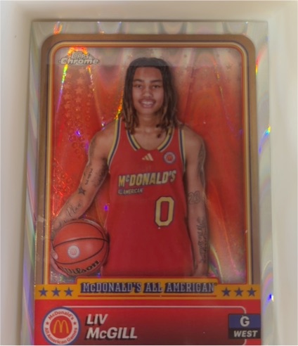 2024 Topps Chrome McDonald's All-American #69 Liv McGill — front