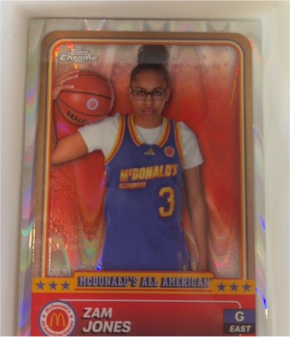 2024 Topps Chrome McDonald's All American #55 Zam Jones — front