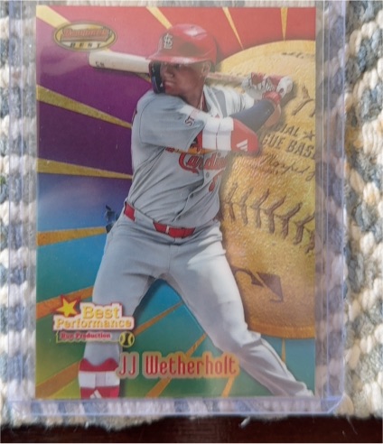 2025 Bowman's Best #BP-15 JJ Wetherholt Best Performance — front