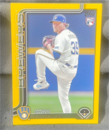 2025 Topps Update #US307 Chad Patrick — front