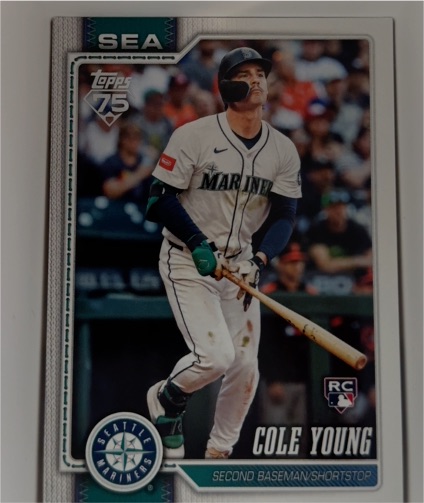 2026 Topps Series 1 #129 Cole Young — front