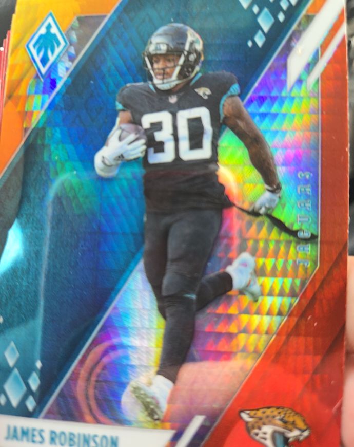 2021 Panini Phoenix Fire Burst #51 James Robinson — front