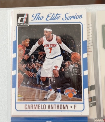 2016-17 Donruss The Elite Series #23 Carmelo Anthony — front