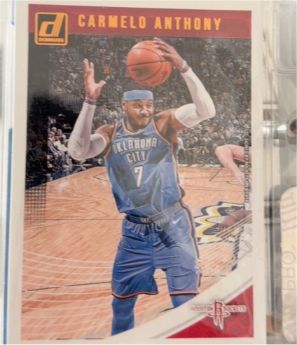 2018-19 Donruss #127 Carmelo Anthony Houston Rockets — front