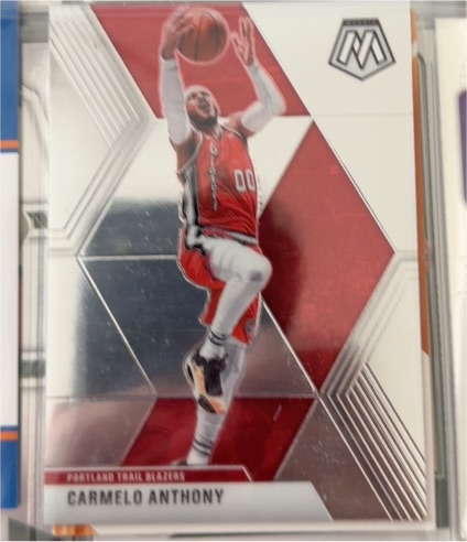 2019-20 Panini Mosaic #25 Carmelo Anthony — front