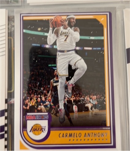 2022-23 Panini NBA Hoops #174 Carmelo Anthony — front