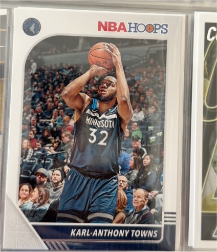 2019-20 Panini NBA Hoops #111 Karl-Anthony Towns — front