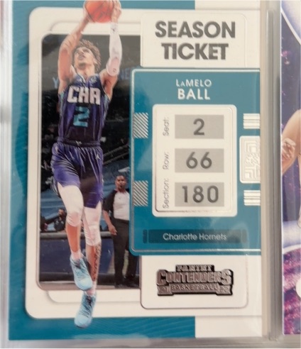 2021-22 Panini Contenders #6 LaMelo Ball — front