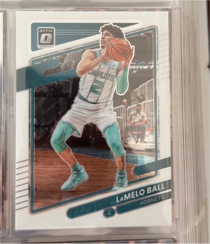 2021-22 Donruss Optic #26 LaMelo Ball — front