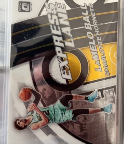 2021-22 Panini Donruss Optic Express Lane #16 LaMelo Ball — front