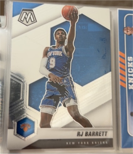 2020-21 Panini Mosaic #68 RJ Barrett — front