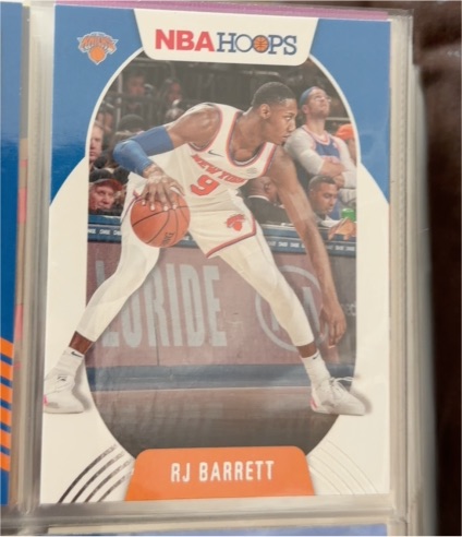 2020-21 Panini NBA Hoops #90 RJ Barrett — front