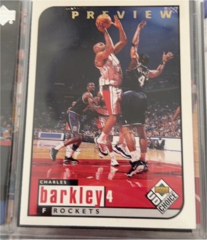 1998-99 Upper Deck UD Choice Preview #50 Charles Barkley — front
