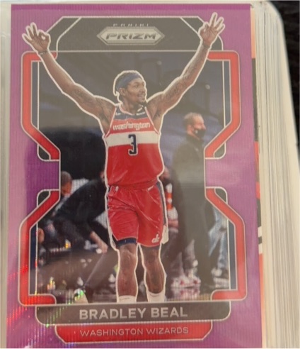 2021-22 Panini Prizm #45 Bradley Beal — front