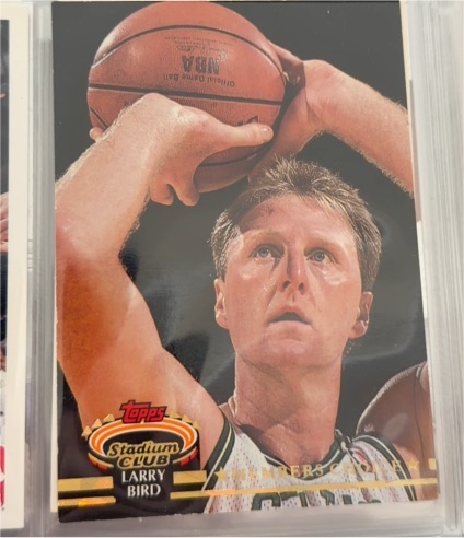1992-93 Topps Stadium Club #194 Larry Bird — front