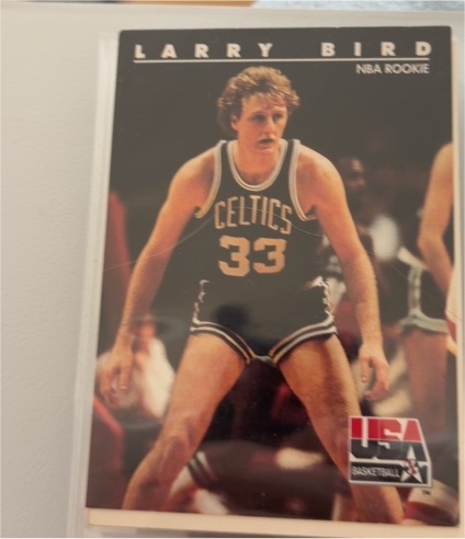 1992 SkyBox USA Basketball #11 Larry Bird — front