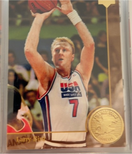 1994 Upper Deck USA Basketball #86 Larry Bird — front