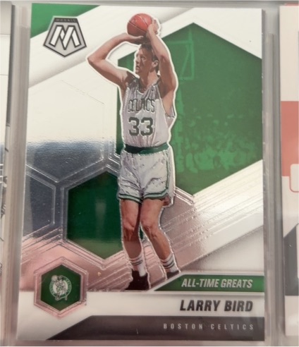 2020-21 Panini Mosaic #295 Larry Bird — front