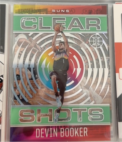 2020-21 Panini Illusions #4 Devin Booker Clear Shots — front