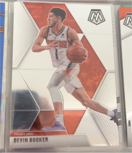 2019-20 Panini Mosaic #128 Devin Booker — front