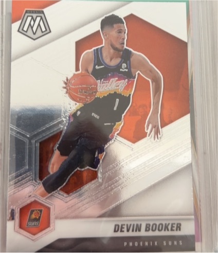 2020-21 Panini Mosaic #33 Devin Booker — front