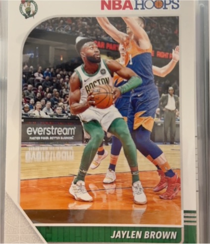 2019-20 Panini NBA Hoops #7 Jaylen Brown — front