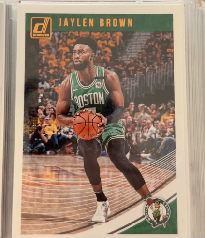 2018-19 Panini Donruss #66 Jaylen Brown — front