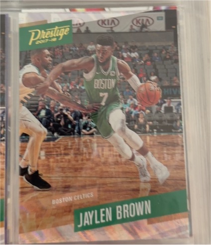 2017-18 Panini Prestige #24 Jaylen Brown — front