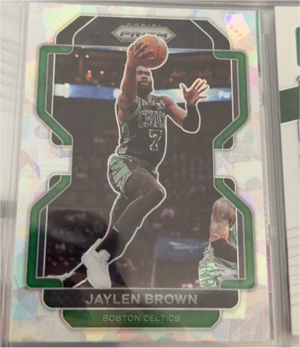 2021-22 Panini Prizm #97 Jaylen Brown — front
