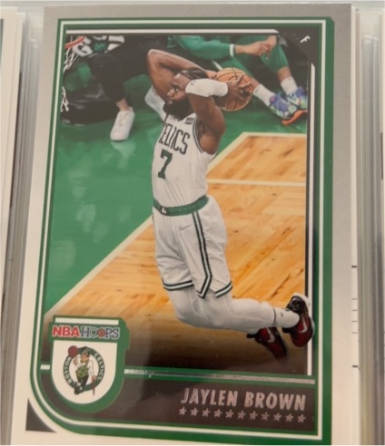 2022 Panini NBA Hoops #2 Jaylen Brown — front
