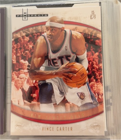 2007-08 Fleer Hot Prospects #9 Vince Carter — front