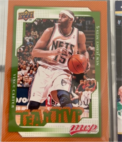 2008-09 Upper Deck MVP #188 Vince Carter — front